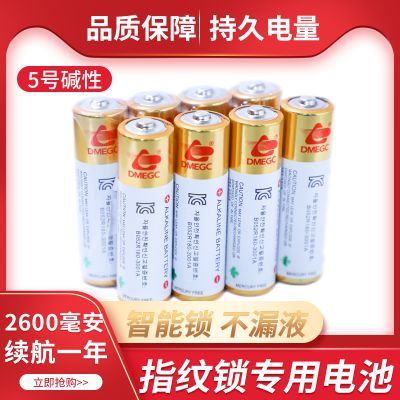 DMEGC5号Yale耶鲁智能电子门锁专用电池三星密码指纹锁专用盖特曼
