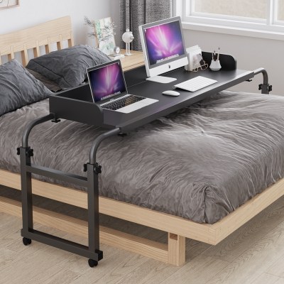 电脑桌床桌跨床桌可移动升降桌床上电脑懒人桌跨床可移动床边桌子
