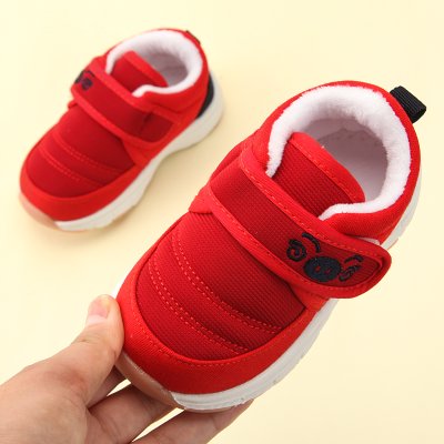 学步鞋女宝宝0一1-3岁2婴儿鞋幼儿秋冬季软底加绒加厚男宝宝棉鞋