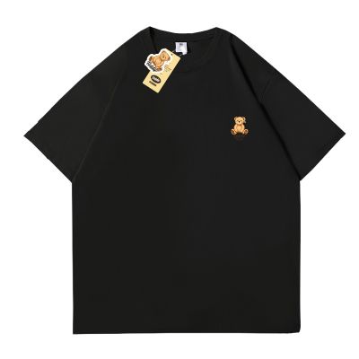 TEDDY ISLAND联名短袖2024新款韩版T恤宽松版落肩短袖