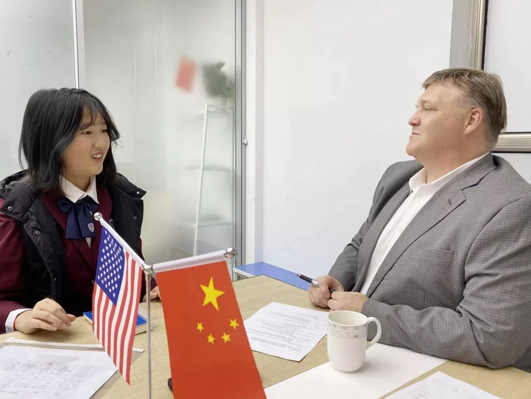 北外同文素材 走进面试官∣美国高中招生面试官到访我校，为美高学生带来主题宣讲及面试指导
